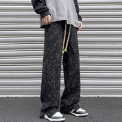 Glitch Textured Pant Men's Clothing