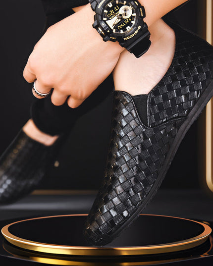 Stock Woven Slip-on Men's Footwear