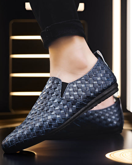 Stock Woven Slip-on Men's Footwear