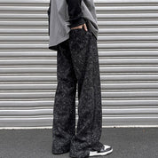 Glitch Textured Pant Men's Clothing