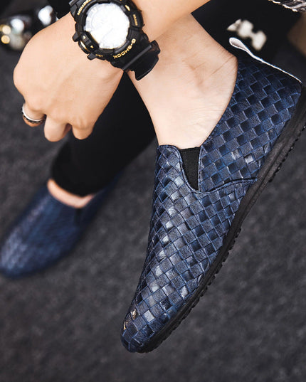 Stock Woven Slip-on Men's Footwear