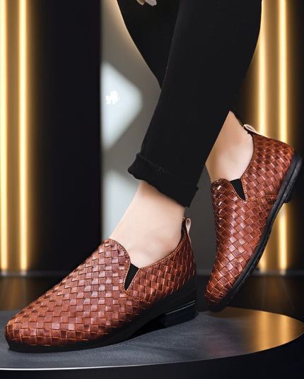Stock Woven Slip-on Men's Footwear