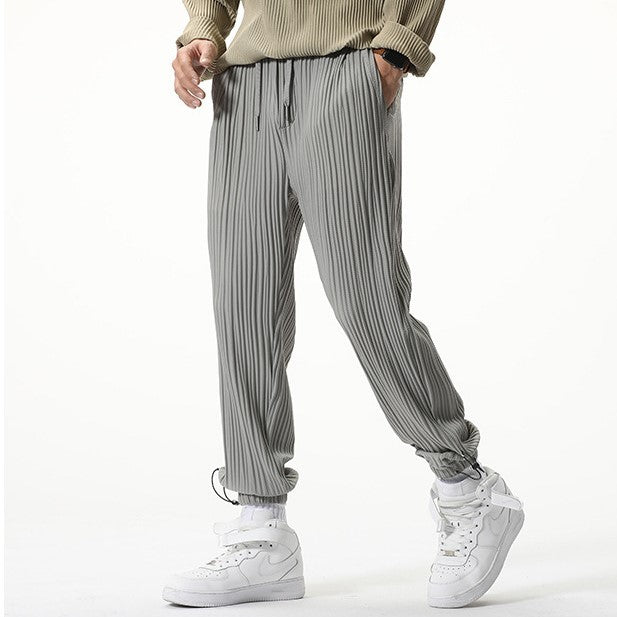 Grove Cotton Trousers Gray Men's Clothing