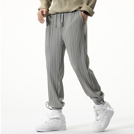 Grove Cotton Trousers Gray Men's Clothing