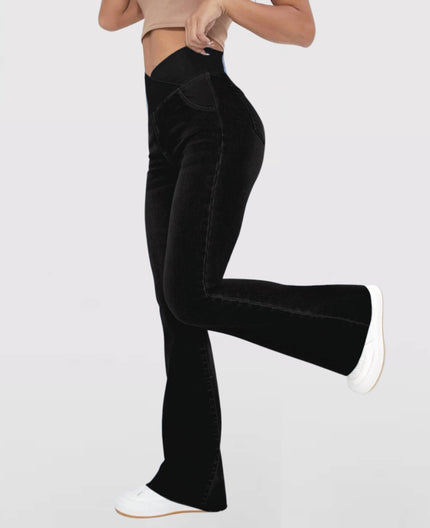Ruby High-Waisted Jeans Black 0
