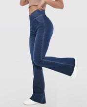 Ruby High-Waisted Jeans Dark Blue 0