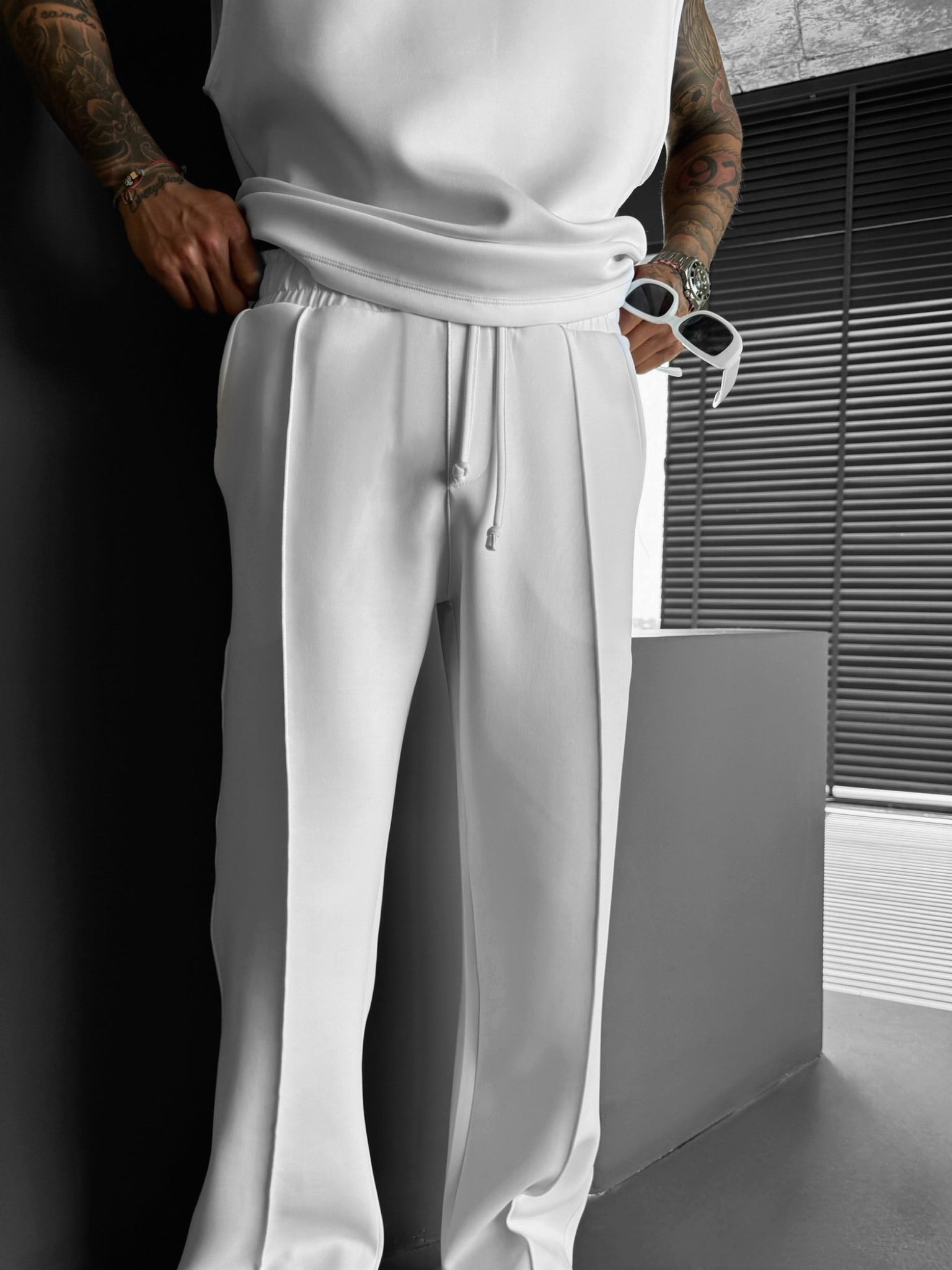 Two‑Piece Bamboo Lounge Set Men Set