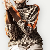 Elia | Turtleneck Sweater Orange Sweaters