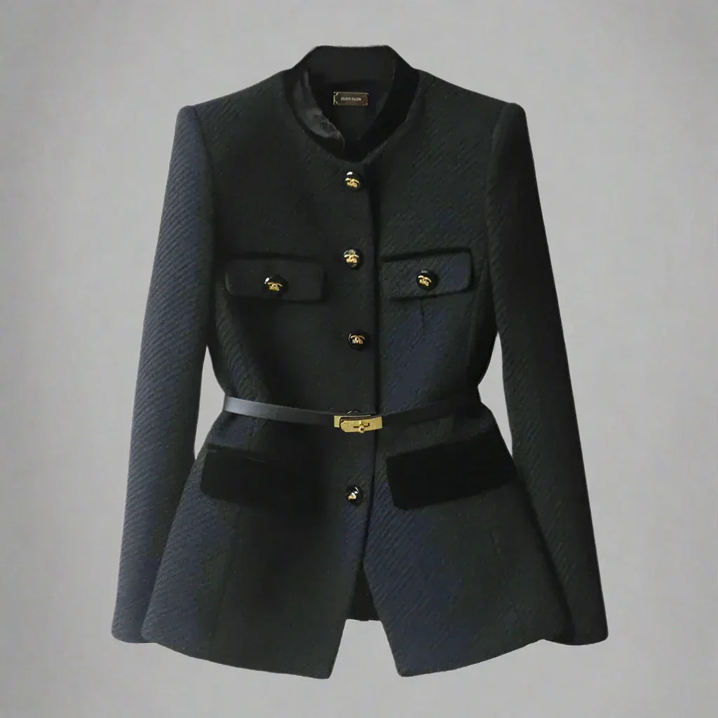 Elegant Wool-Blend Office Jacket Jackets