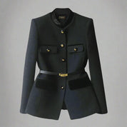 Elegant Wool-Blend Office Jacket Jackets