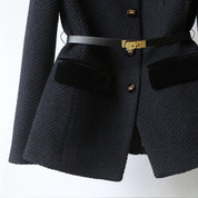 Elegant Wool-Blend Office Jacket Jackets