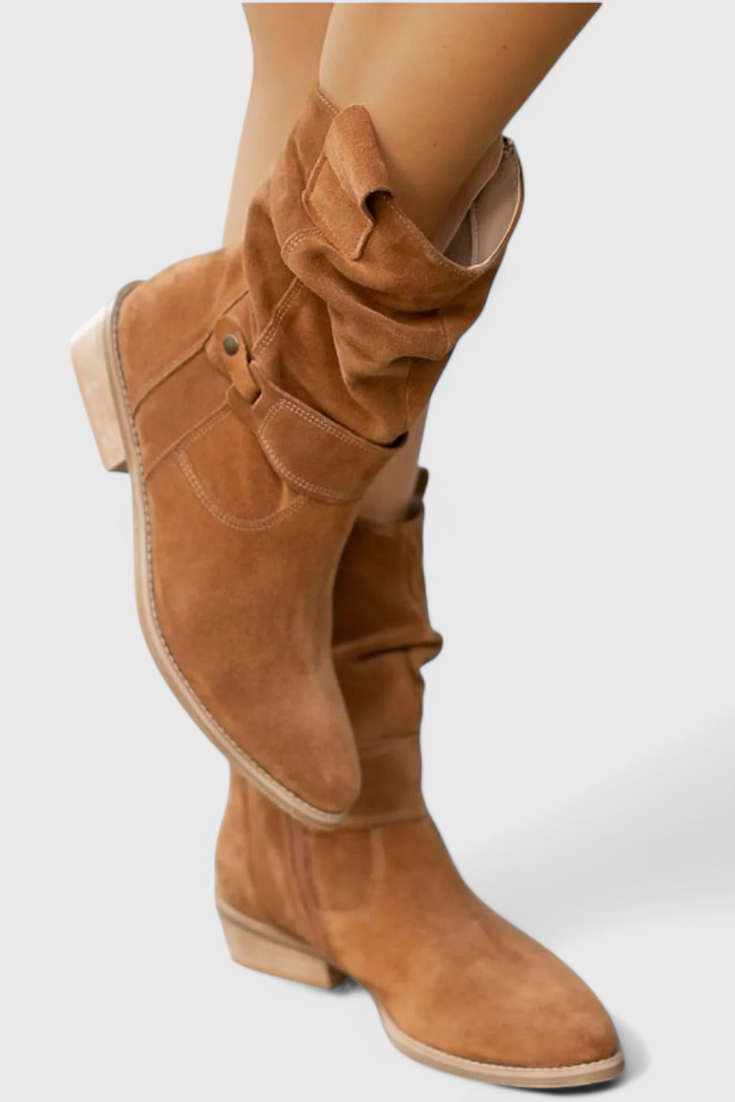 Aira Classic Suede Ankle Booties Boots