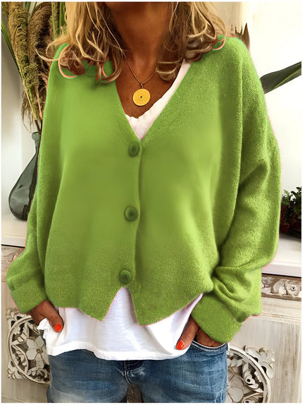 Geneva | Premium Cardigan Light green