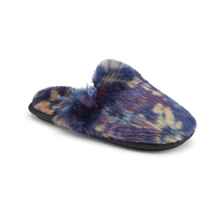 Women's Cozy Minou Mule Slippers - Indoor Outdoor Navy Slippers