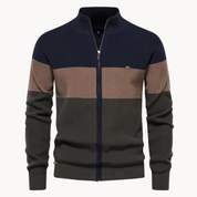 Edy - Fall Zip Cardigan Navy blue