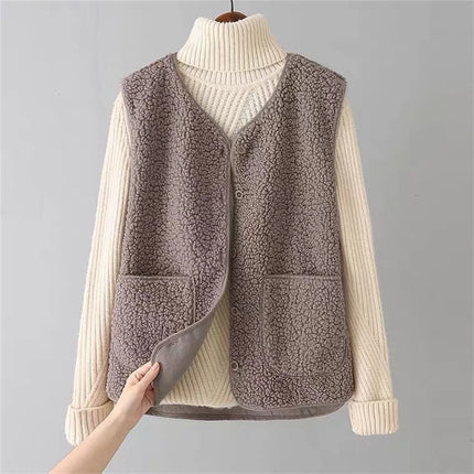 Sienna | Luxurious Fleece Cardigan Khaki Cardigan