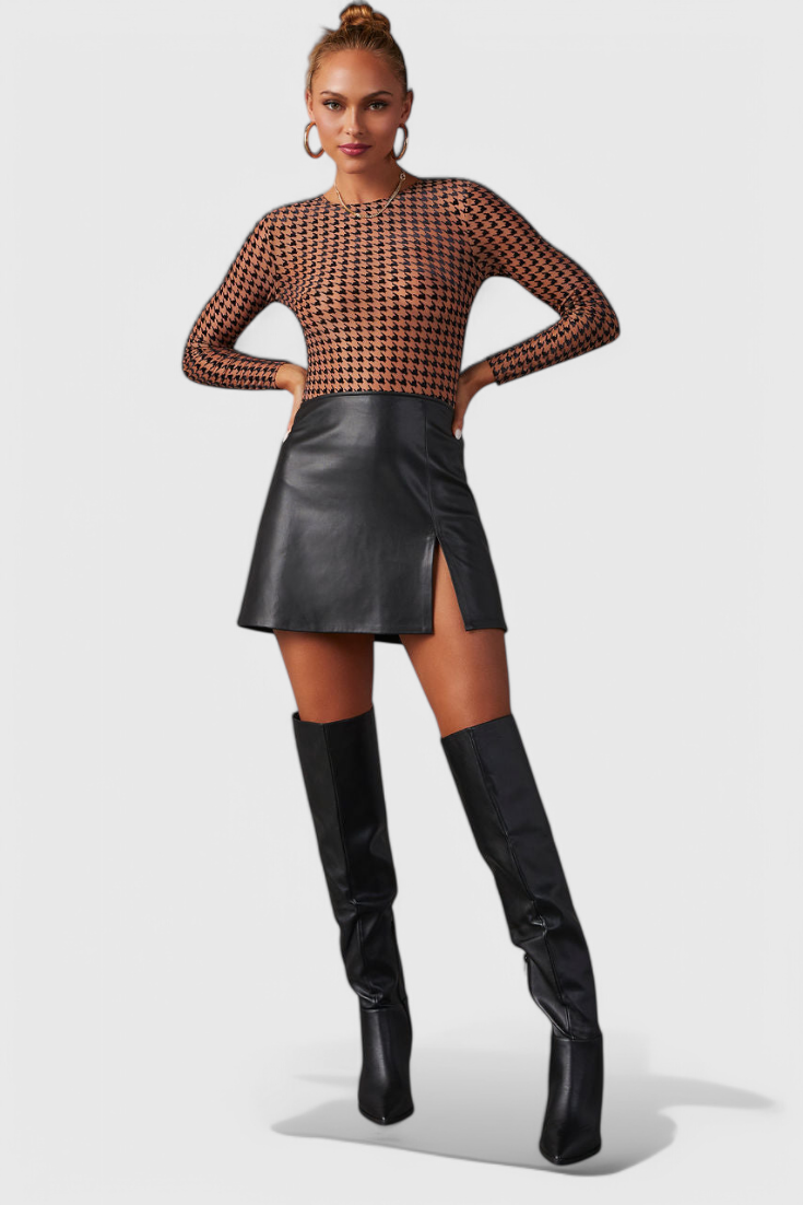 Bella Black Over-the-Knee Block Heel Boots Boots