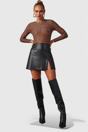 Bella Black Over-the-Knee Block Heel Boots Boots