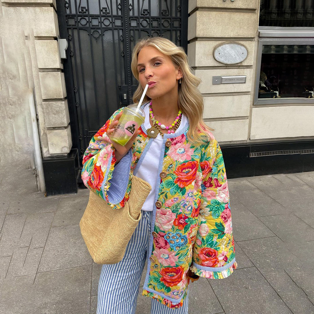 Jill | Flowery Jacket Flowers Jacket
