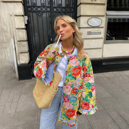 Jill | Flowery Jacket Flowers Jacket