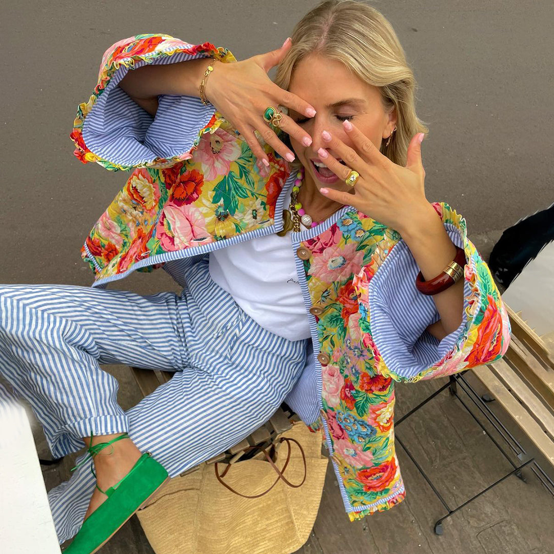 Jill | Flowery Jacket Jacket