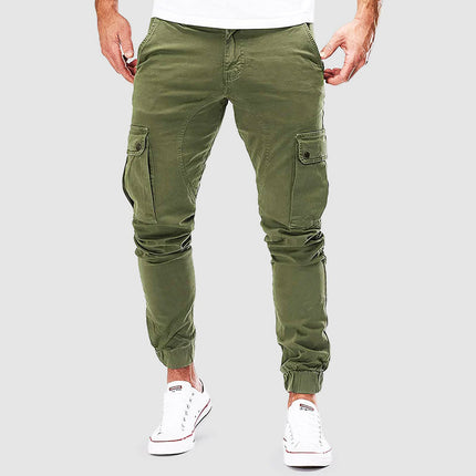 Oliver | Comfortable Cargo Pants Green