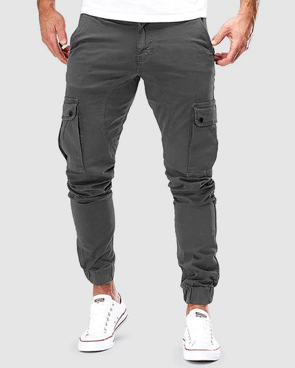 Oliver | Comfortable Cargo Pants Gray