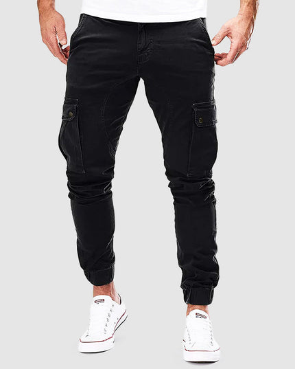 Oliver | Comfortable Cargo Pants Black
