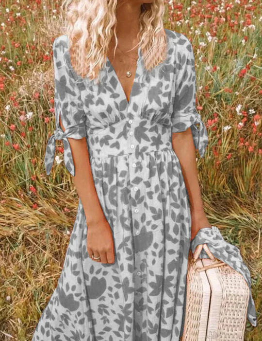 Alice Leroy Elegant Midi Dress Grey Dresses