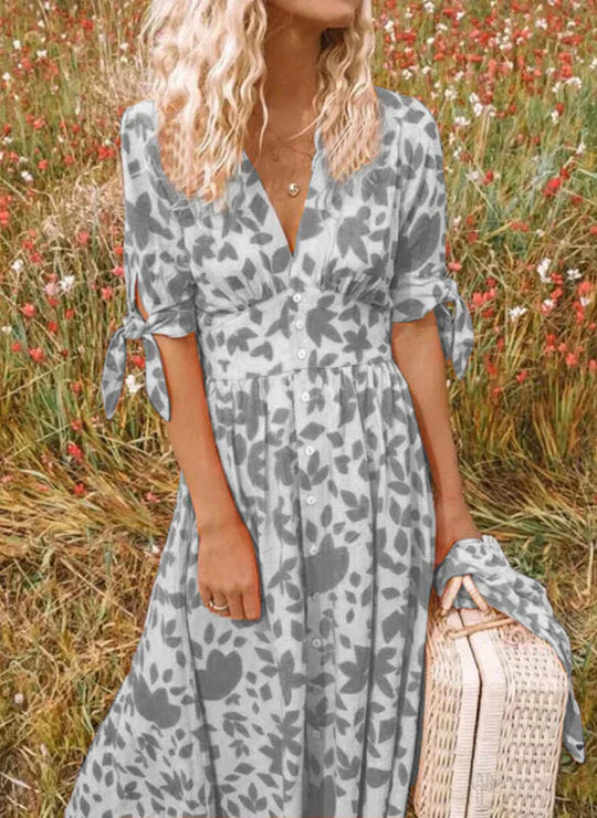 Alice Leroy Elegant Midi Dress Grey Dresses