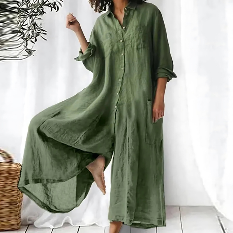 Ave | Women's Jumpsuit Army green Jumpsuits