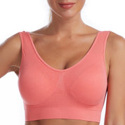 Alana Silk: The Reinvented Bra Coral Bra