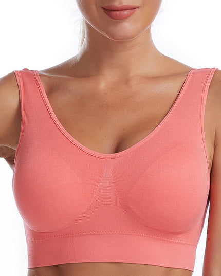 Alana Silk: The Reinvented Bra – Luxurious Comfort and Support Coral Bra