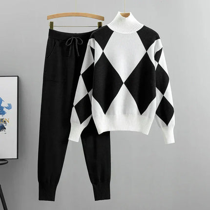 Soft Tracksuits Sweater Sets Black Tracksuits Sweater Sets
