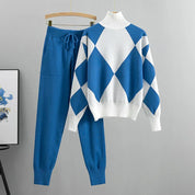Soft Tracksuits Sweater Sets Blue Tracksuits Sweater Sets