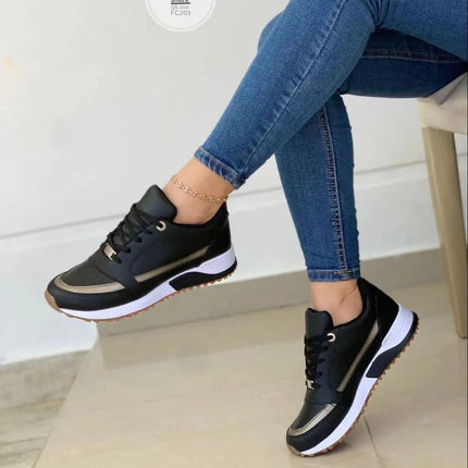 Anita™ - Orthopaedic Trainers Black Shoes