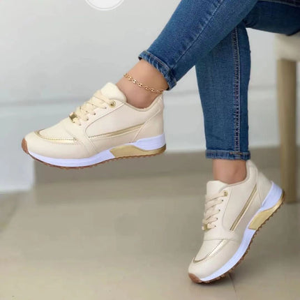 Anita™ - Orthopaedic Trainers Beige Shoes