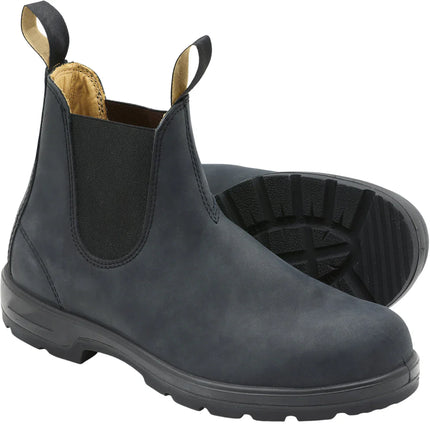 Leo - Women's Chic Leather Boots Gray Boots