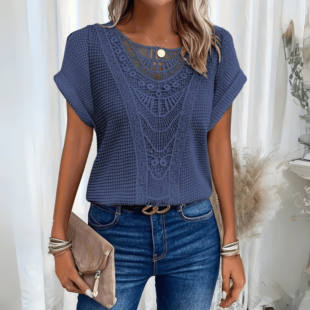 Pearl Ibiza Lace Blouse ‑ Elegant & Airy Women's Tops