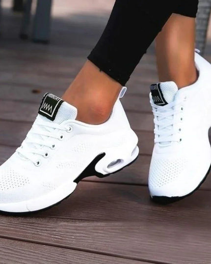 Aurélia - Foot-Supportive Trainers in Unique Colourways White Shoes