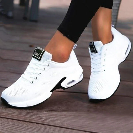 Aurélia - Foot-Supportive Trainers in Unique Colourways White Shoes