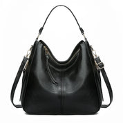 Vintage Leather Hobo Bag black Handbags
