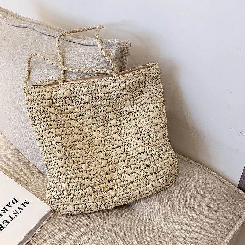 Brielle | Boho Tote Bag Beige 36x2x40cm Bag