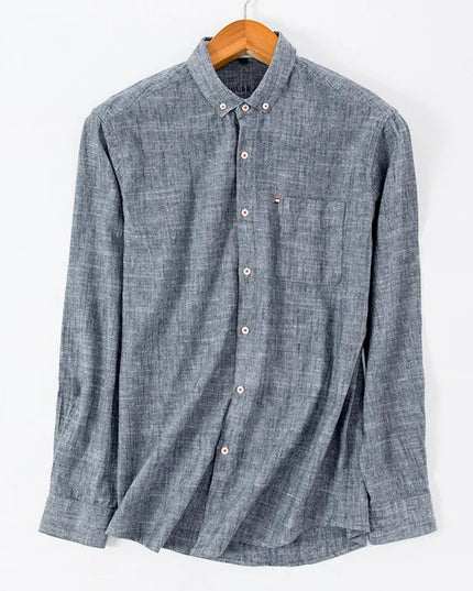 Timeless Button-Up Shirt for All-Day Comfort Men Shirts