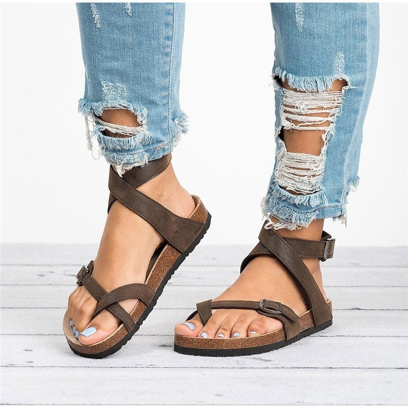 Romana Orthopedic Cross‑Strap Sandal Sandals