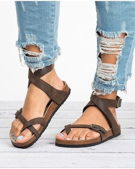 Romana Orthopedic Cross‑Strap Sandal Sandals