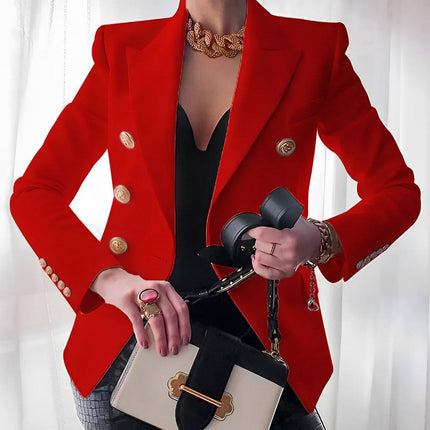 Women's Tailored Hedy Blazer Red Blazer