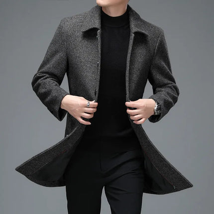 Metropolitan Wool Overcoat grey Coat