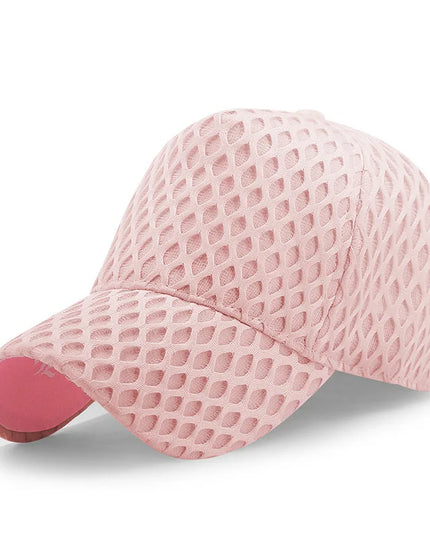 Diamond Weave Cap Pink