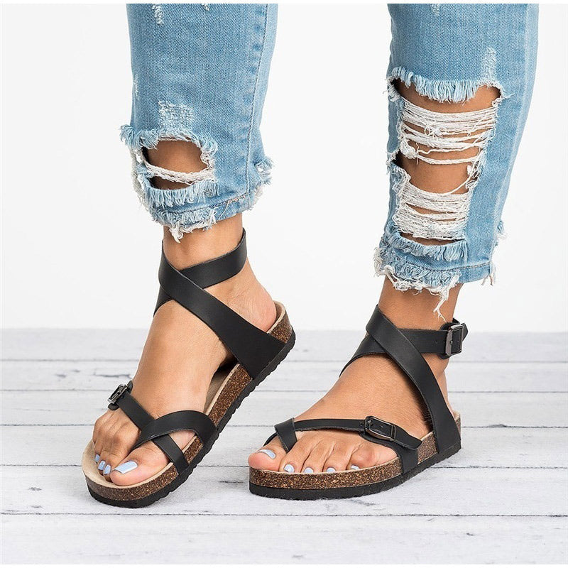 Romana Orthopedic Cross‑Strap Sandal Sandals